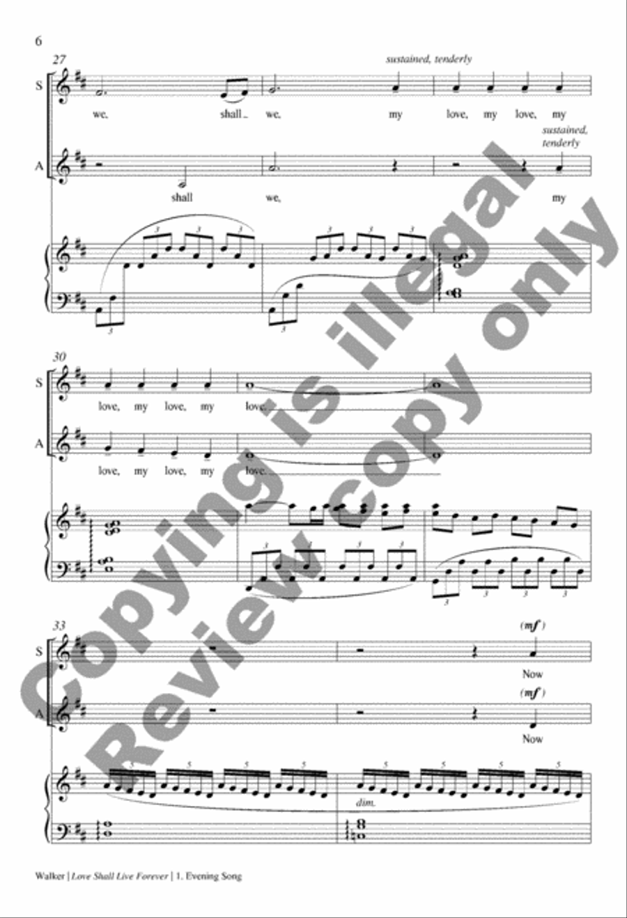 Love Shall Live Forever Love Shall Live Forever SSAA scores gallery preview page 7