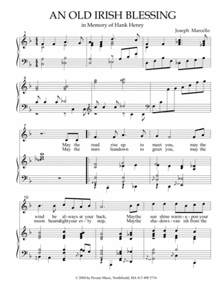 An Old Irish Blessing - Prayer for Soprano & Piano