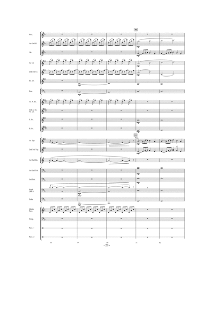 Apollo: Myth and Legend Concert Band scores gallery preview page 19