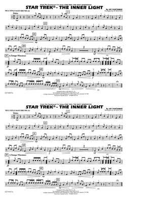 Book cover for Star Trek - The Inner Light - Multiple Bass Drums