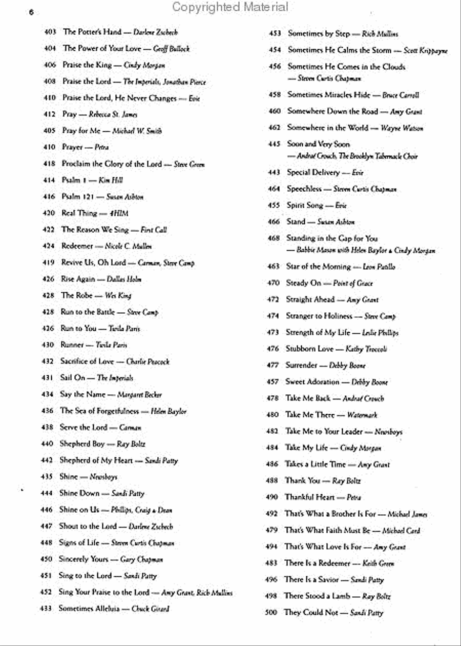 Best of Contemporary Christian Piano scores gallery preview page 7
