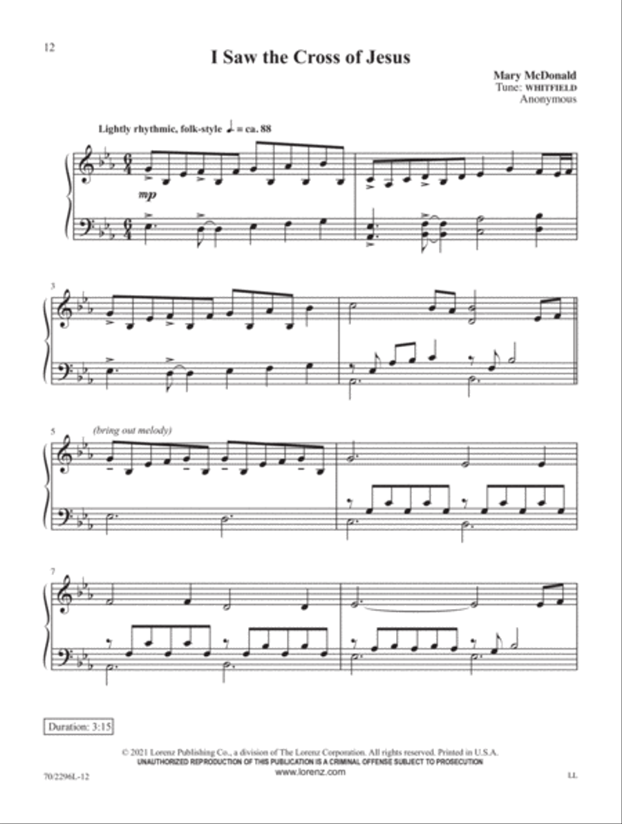 Meditations on Grace Meditations on Grace Piano Solo scores gallery preview page 4