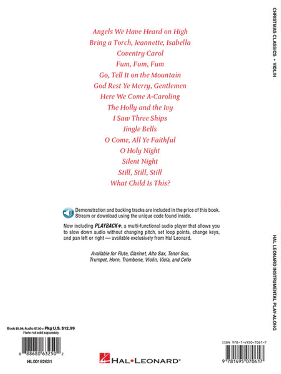 Christmas Classics for Violin Violin Solo scores gallery preview page 5