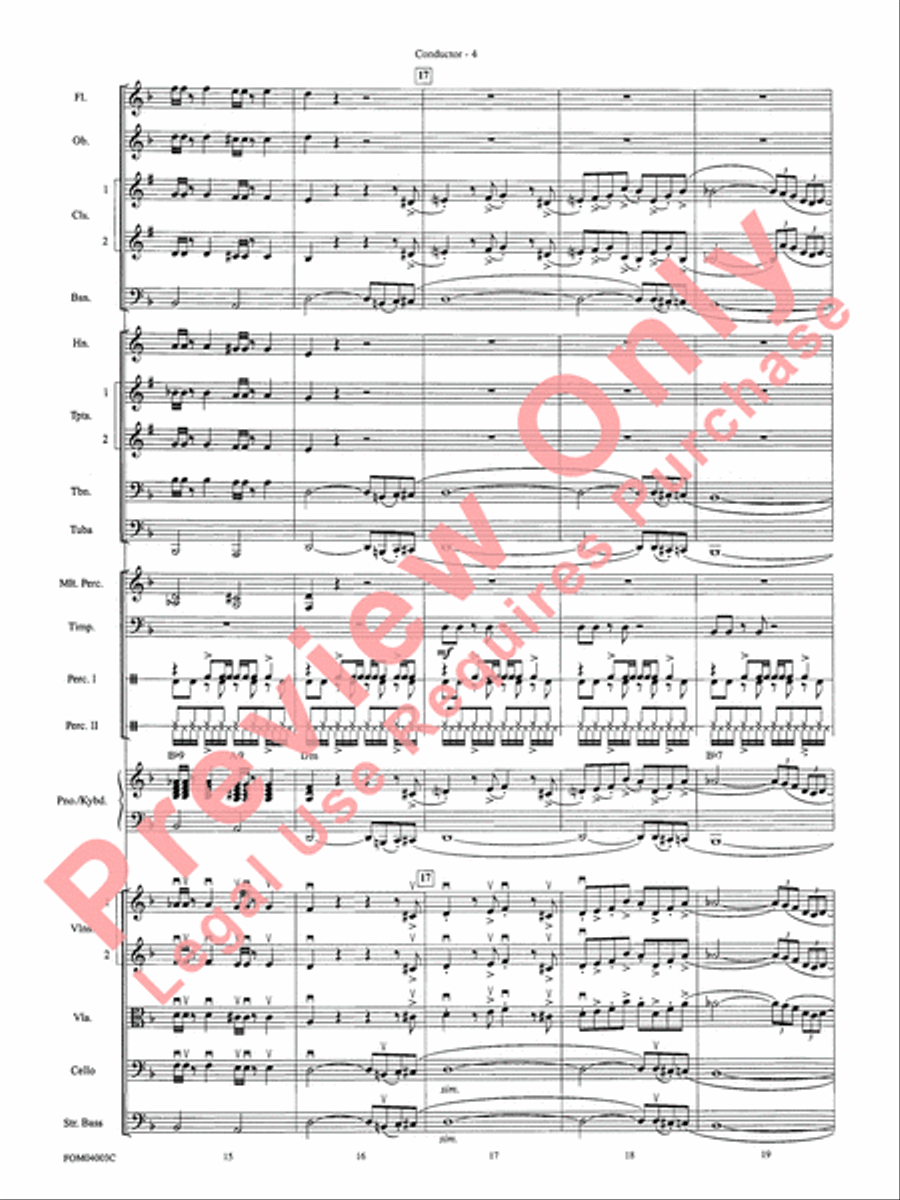 The Pink Panther Full Orchestra scores gallery preview page 7