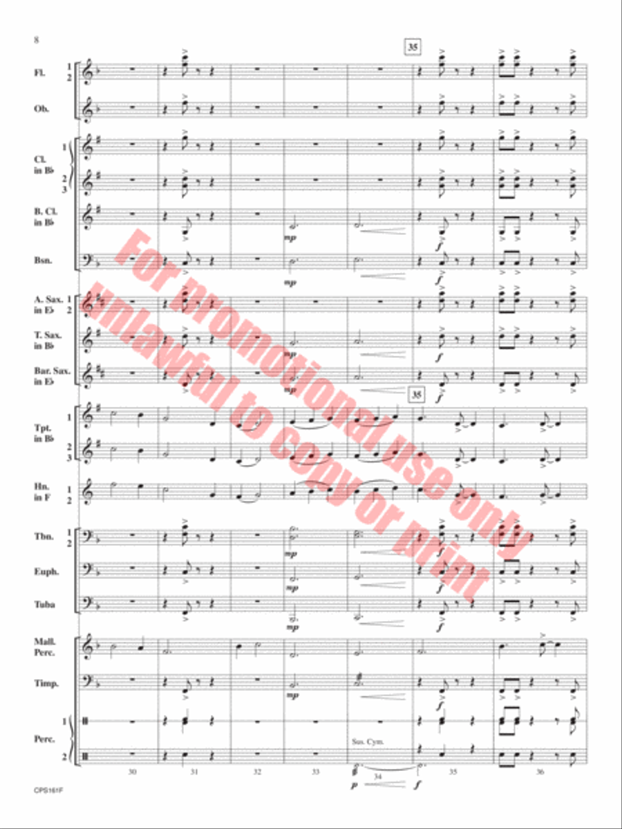 Thrive Concert Band scores gallery preview page 9