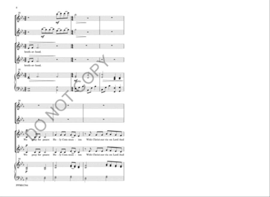 We Pray for Peace SA - Sheet Music page 11
