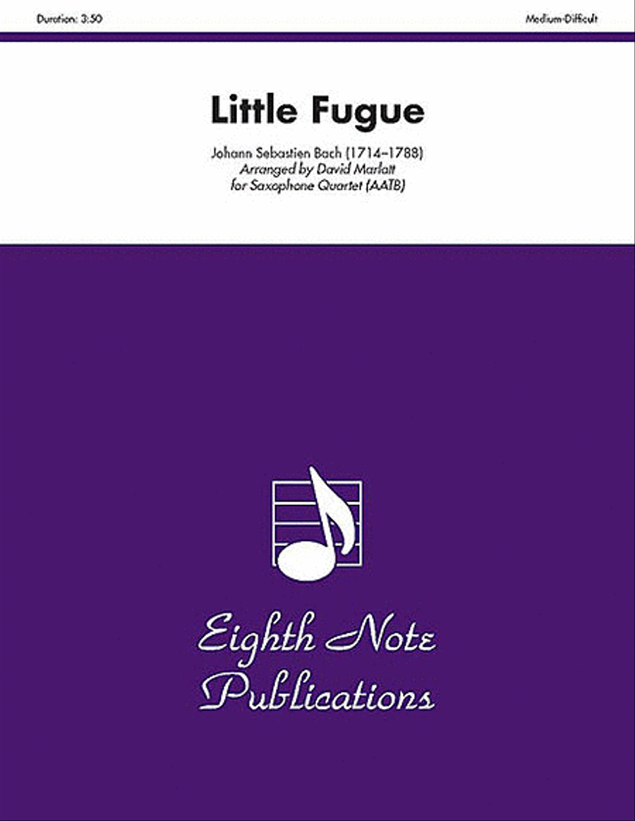 Little Fugue Small Ensemble scores gallery preview page 1