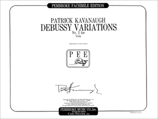 Book cover for Debussy Variations