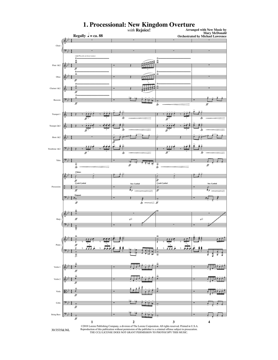 Jesus! - Full Score and Parts Choir scores gallery preview page 3