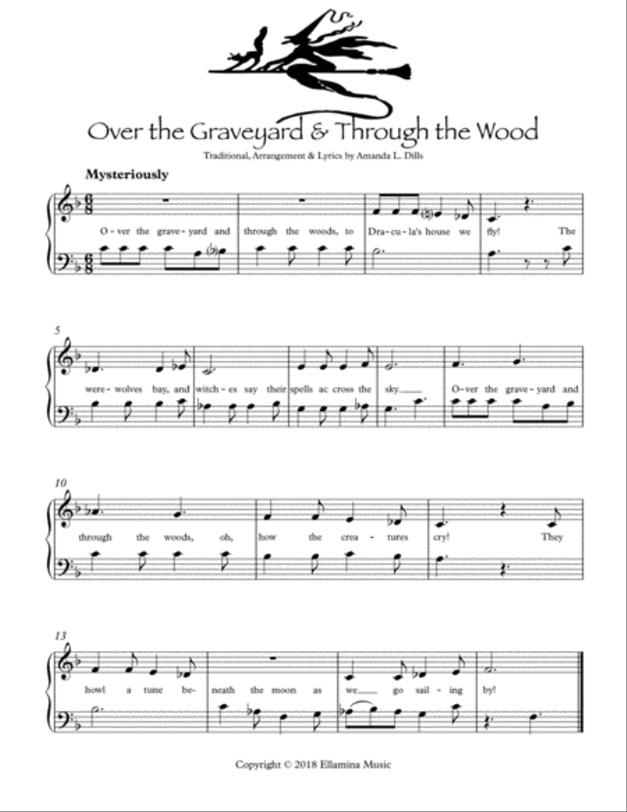 Seven Sinister Songs for Easy Piano Piano Method scores gallery preview page 3
