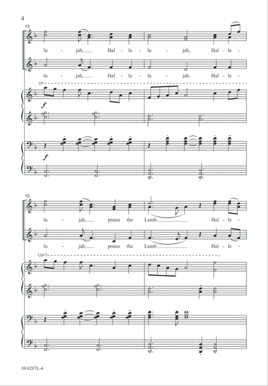 Hark, I Hear the Harps Eternal SSA scores gallery preview page 5