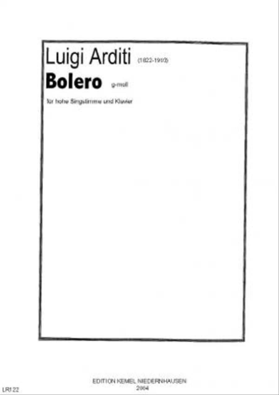 Bolero g-moll High Voice scores gallery preview page 1
