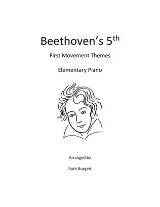 Beethoven's 5th for elementary piano
