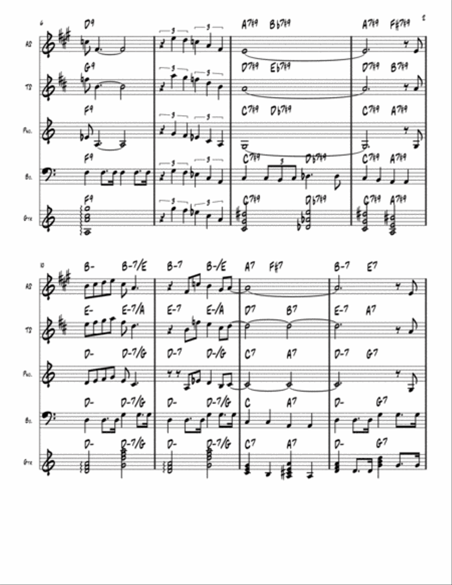 Black Coffee Black Coffee Small Ensemble scores gallery preview page 2