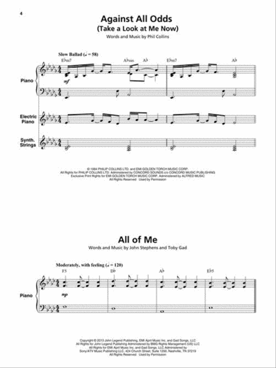 100 Great Keyboard Intros Piano Solo scores gallery preview page 5