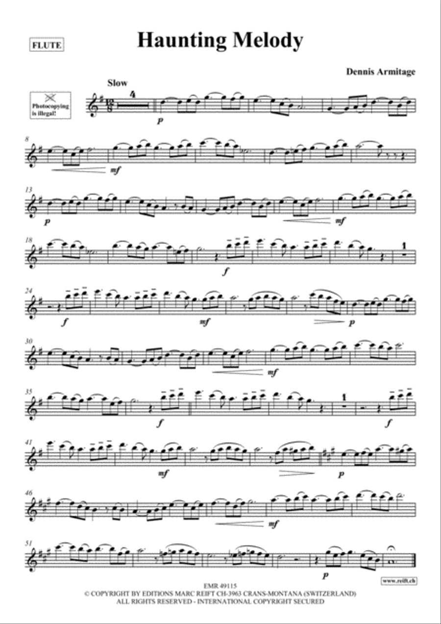 Haunting Melody Flute Solo scores gallery preview page 2