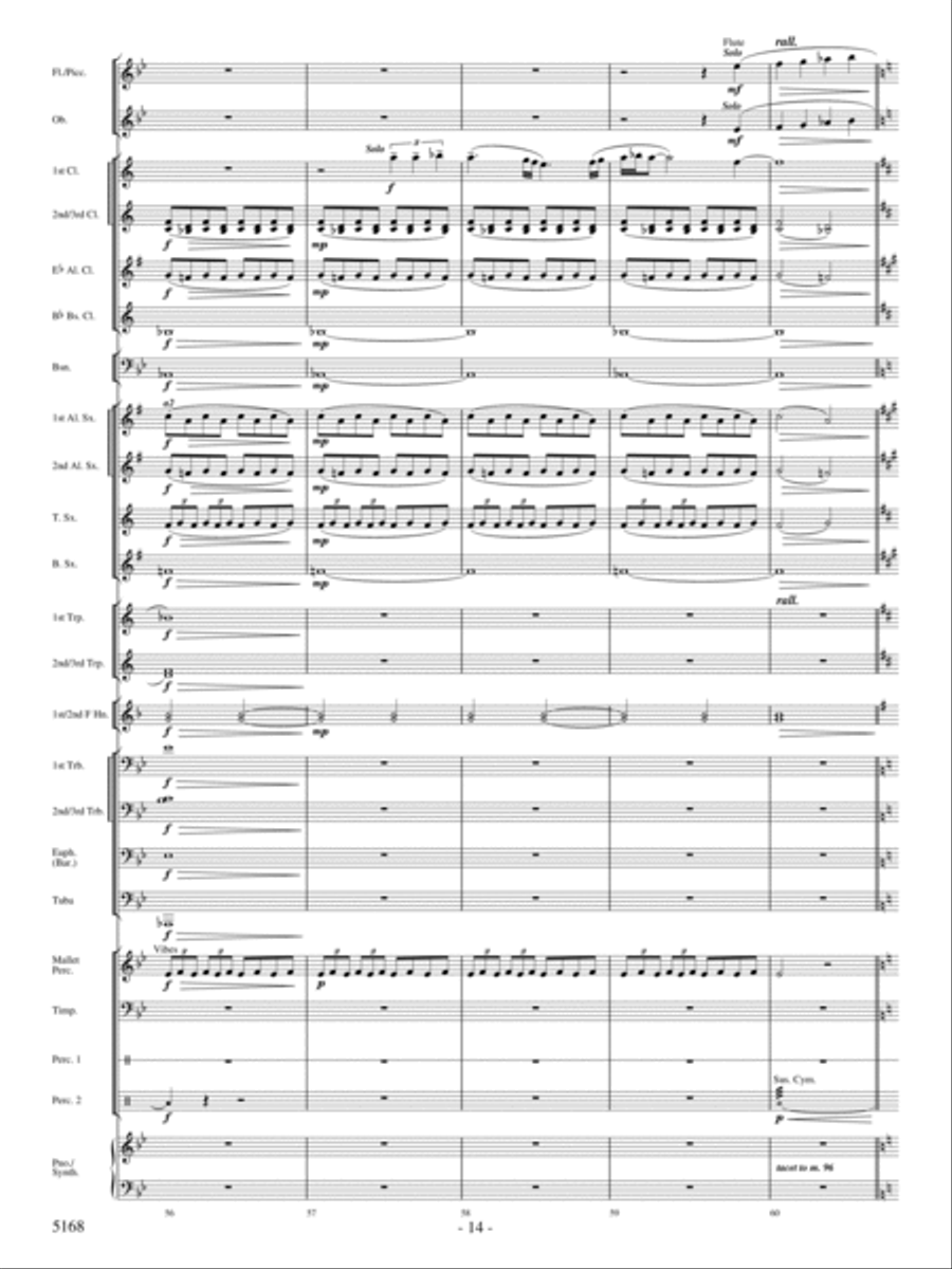 Brule River Celebration Concert Band scores gallery preview page 13