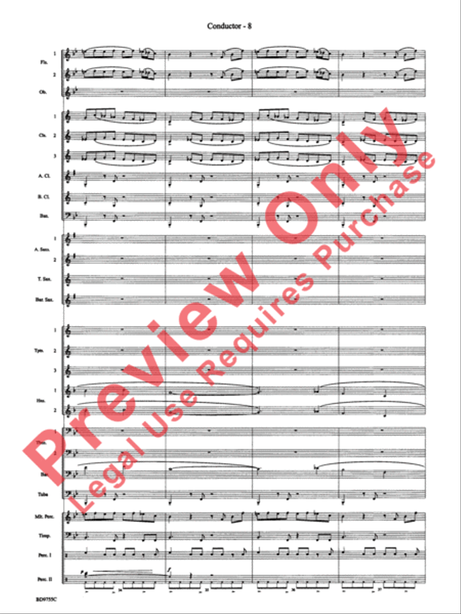 The Maelstrom Concert Band scores gallery preview page 11