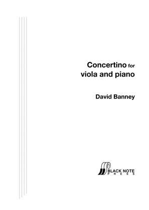 Concertino for viola and piano