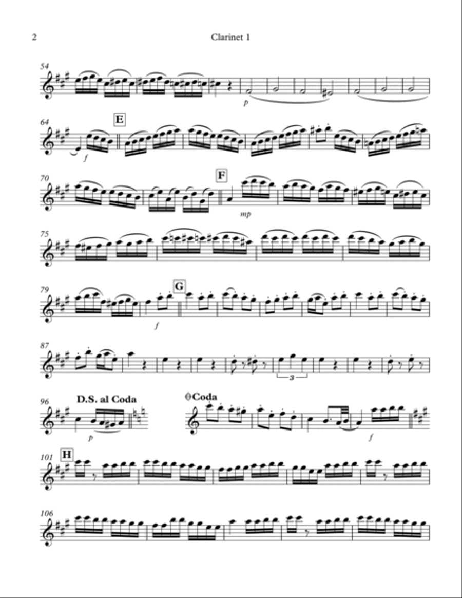 Rondo Alla Turca: Clarinet Duet Rondo Alla Turca: Clarinet Duet Clarinet Duet scores gallery preview page 4