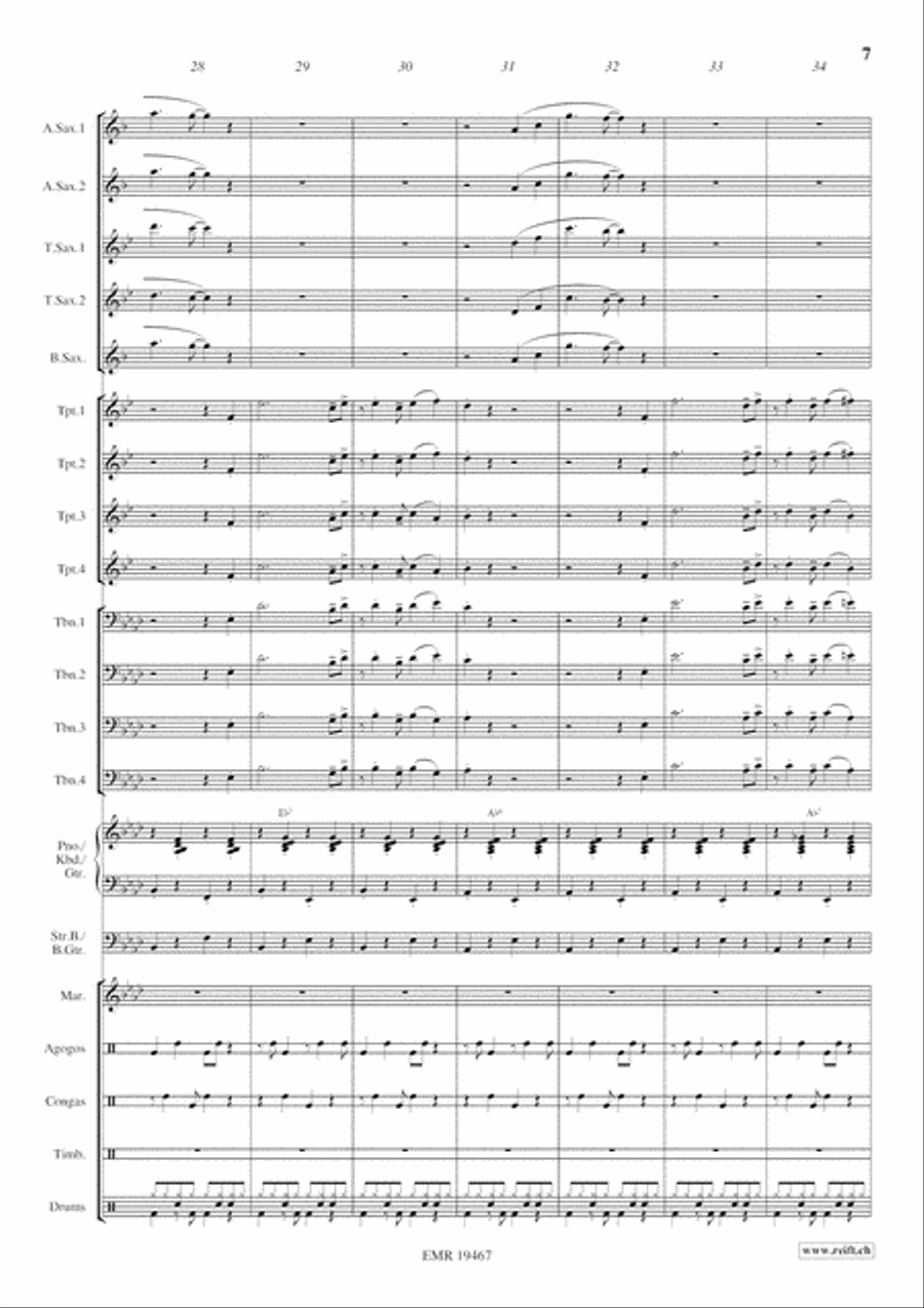 Brasilia Big Band scores gallery preview page 8