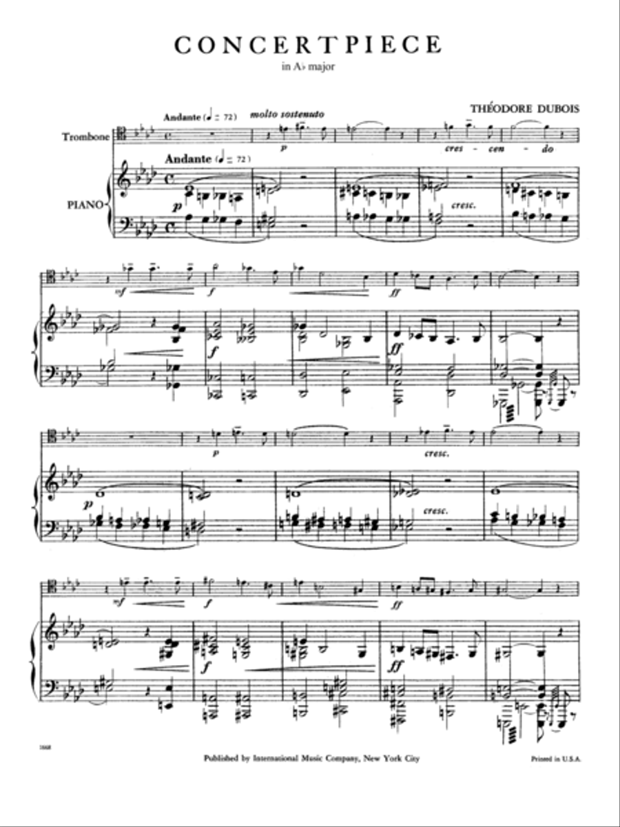 Concertpiece In A Flat Major Piano Accompaniment scores gallery preview page 2