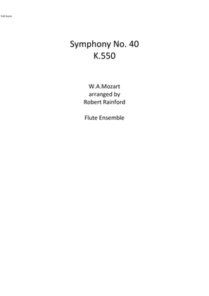 Symphony No. 40 K550