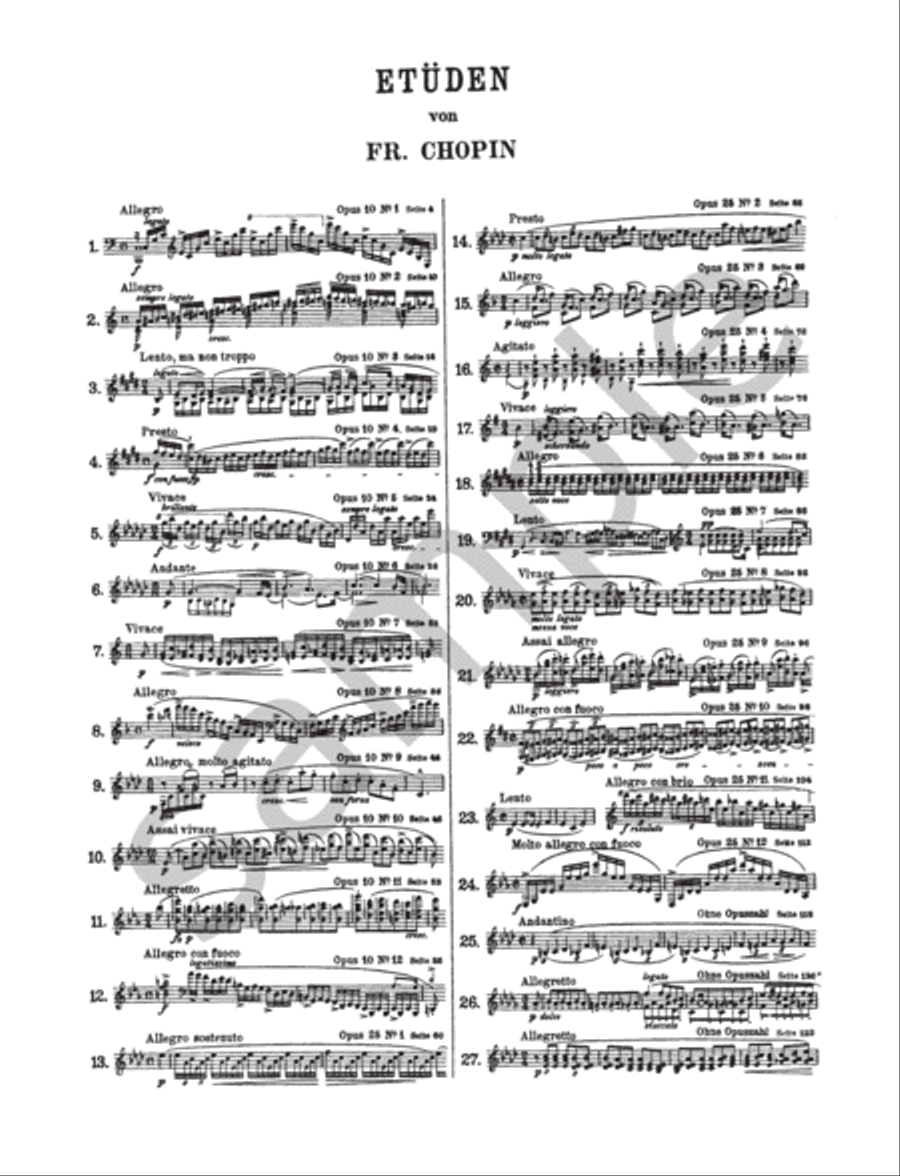 Etudes for Piano Piano Method scores gallery preview page 2