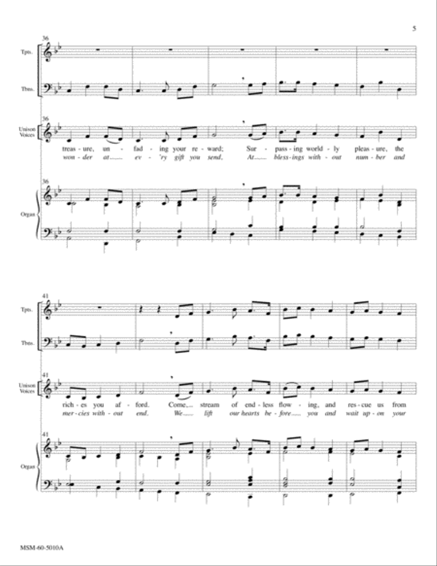 O Spirit All-Embracing Choir scores gallery preview page 5