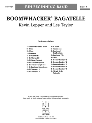 Boomwhacker® Bagatelle: Score