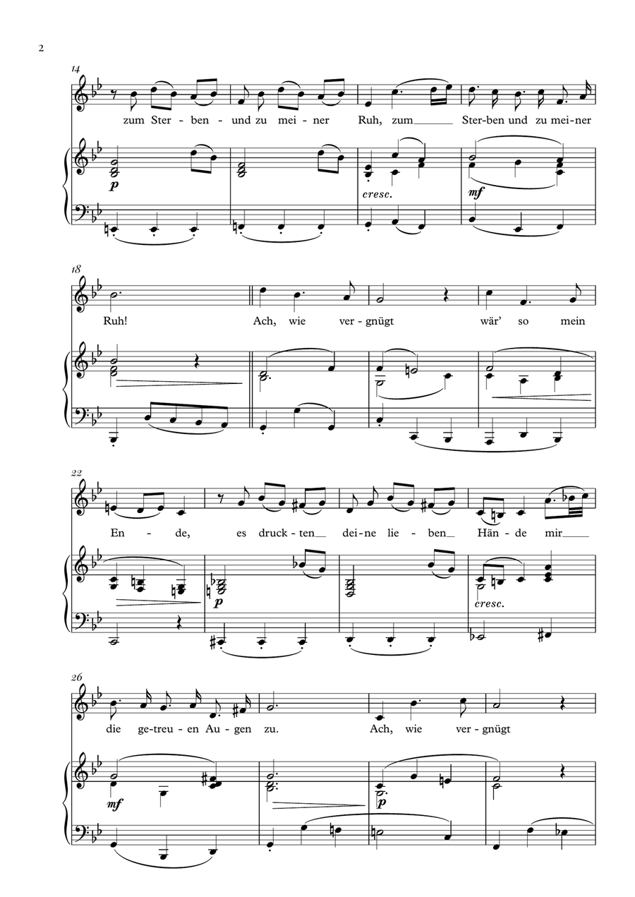 Bist du Bei Mir (B-flat Major) Large Ensemble scores gallery preview page 2