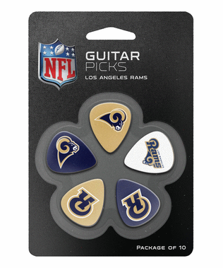 Book cover for Los Angeles Rams Guitar Picks