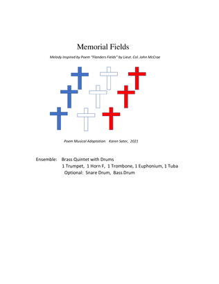 Memorial Fields (for Brass Quintet, optional Drums)