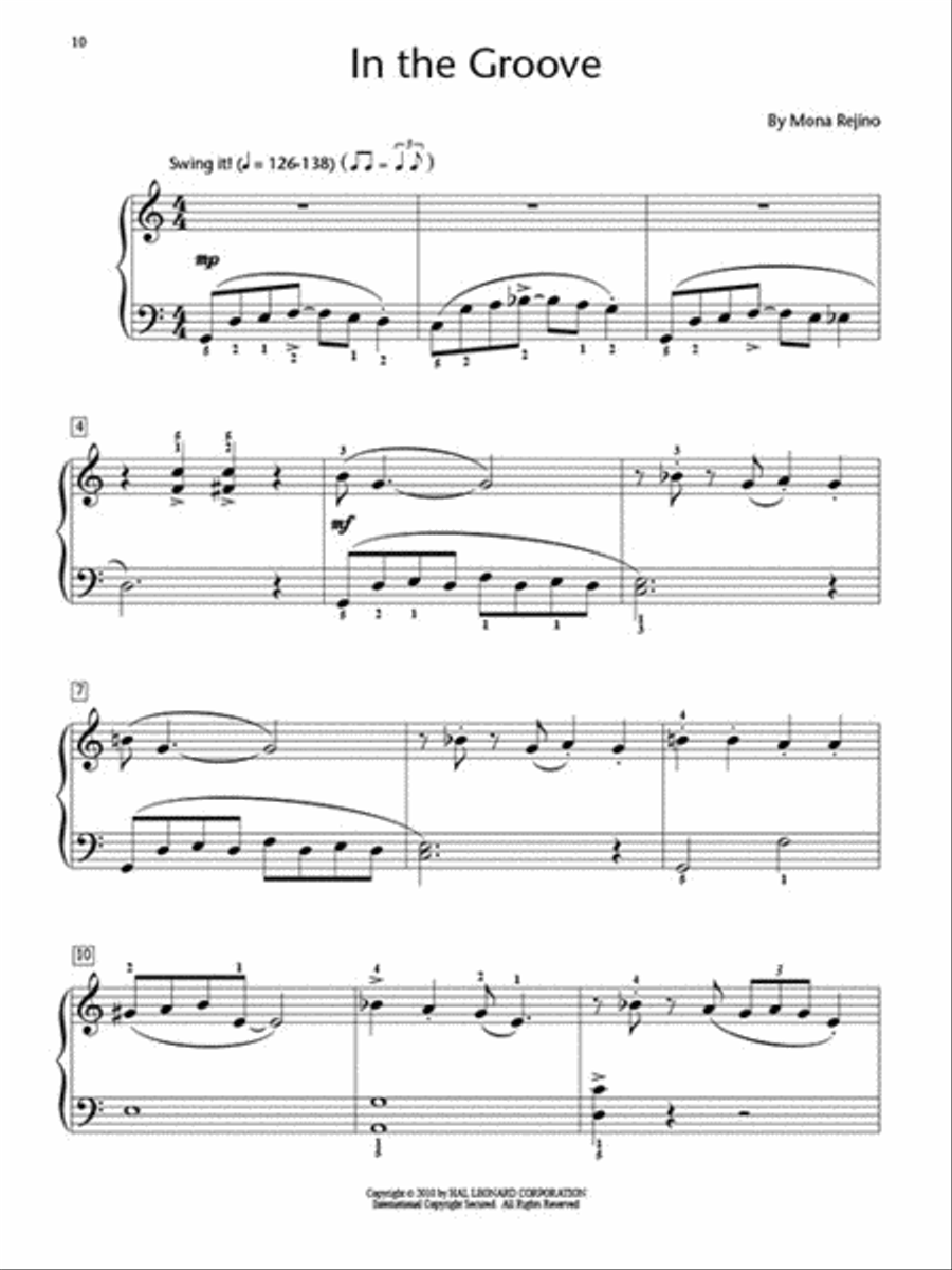 Festival Gems Book 2 – 10 Outstanding NFMC Early Intermediate/Intermediate Solos Piano Method scores gallery preview page 3