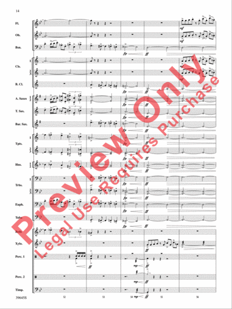 Whirlybird Concert Band scores gallery preview page 15