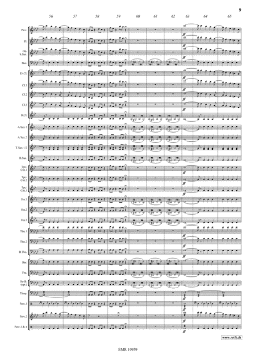 Dichter und Bauer Concert Band scores gallery preview page 12
