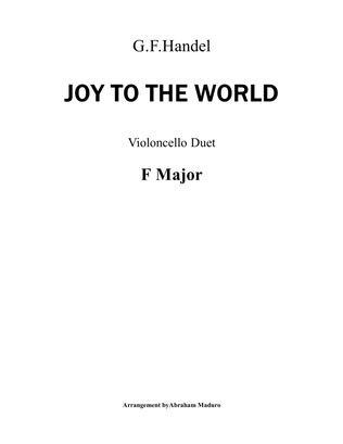 Joy To The World Violoncello Duet