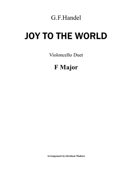 Joy To The World Violoncello Duet image number null