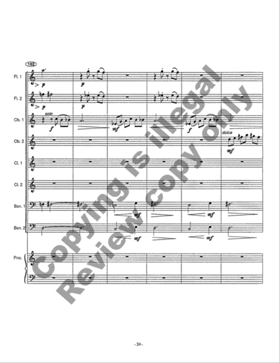 With Love and Hisses Chamber Orchestra scores gallery preview page 16