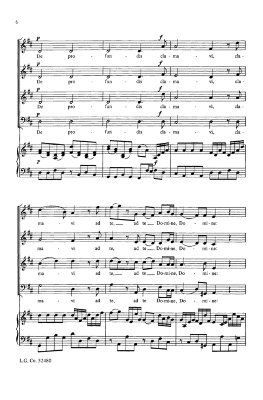 De Profundis Clamavi De Profundis Clamavi Choir scores gallery preview page 4