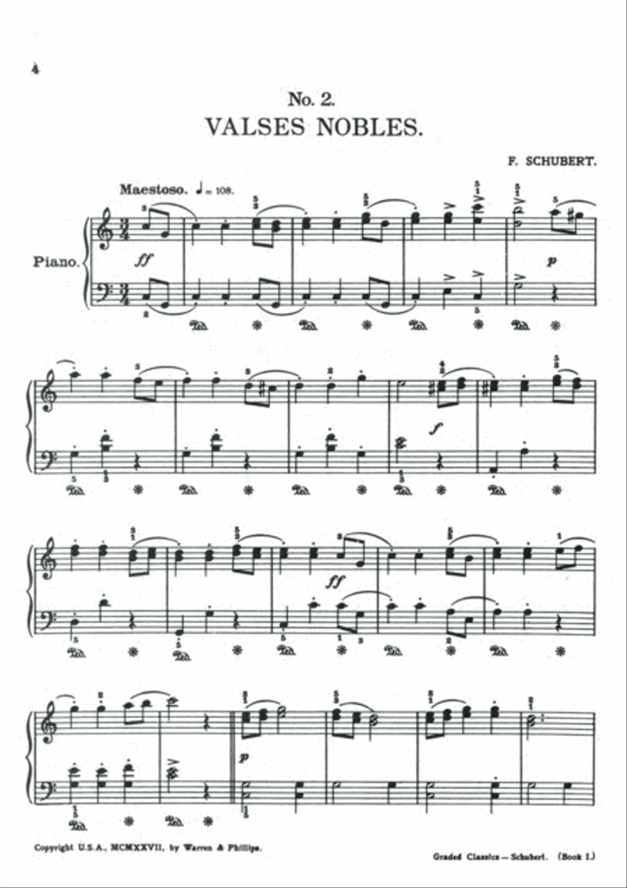 Schubert Graded Classics - 8 Easy Pieces for Piano Piano Solo scores gallery preview page 4