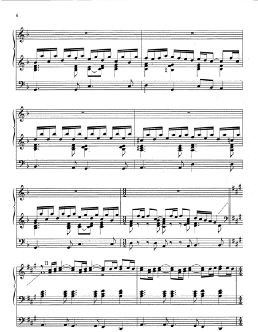All My Hope on God Is Founded Organ scores gallery preview page 3
