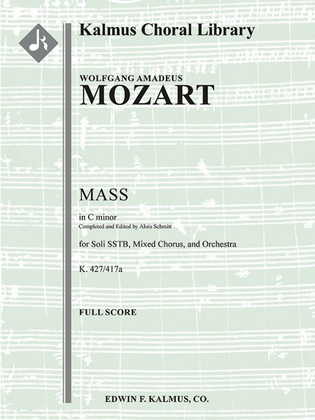 Mass in C minor, K. 427/417a (Schmitt)