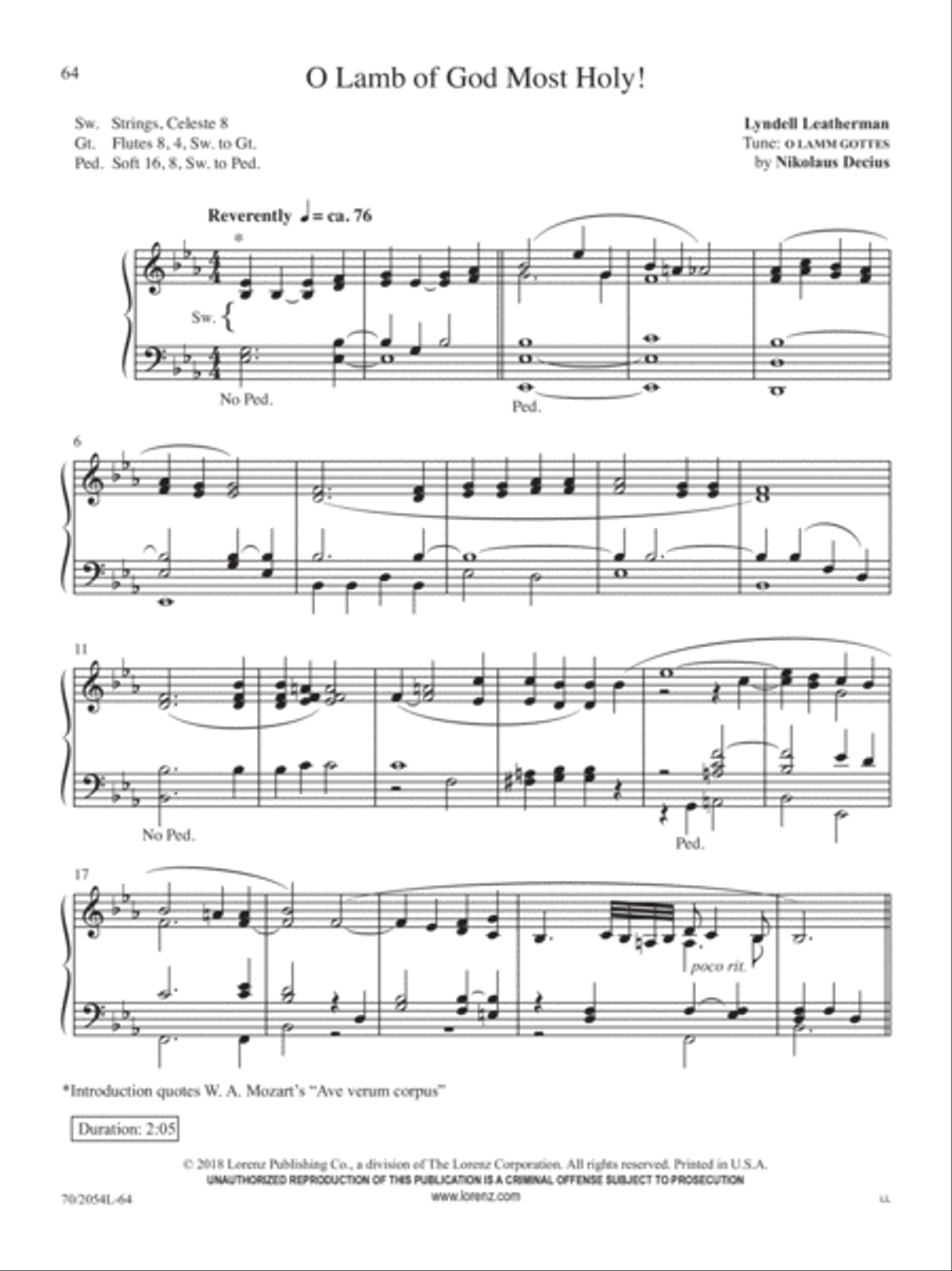 Seasons of Grace Seasons of Grace Organ Solo scores gallery preview page 12