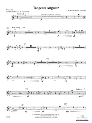 Tangents Angulár: (wp) 2nd B-flat Trombone T.C.