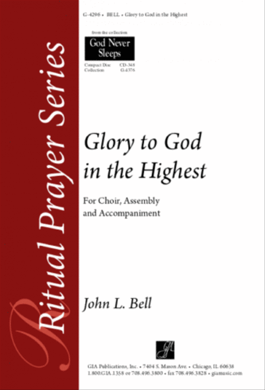 Glory to God in the Highest 4-Part scores gallery preview page 1