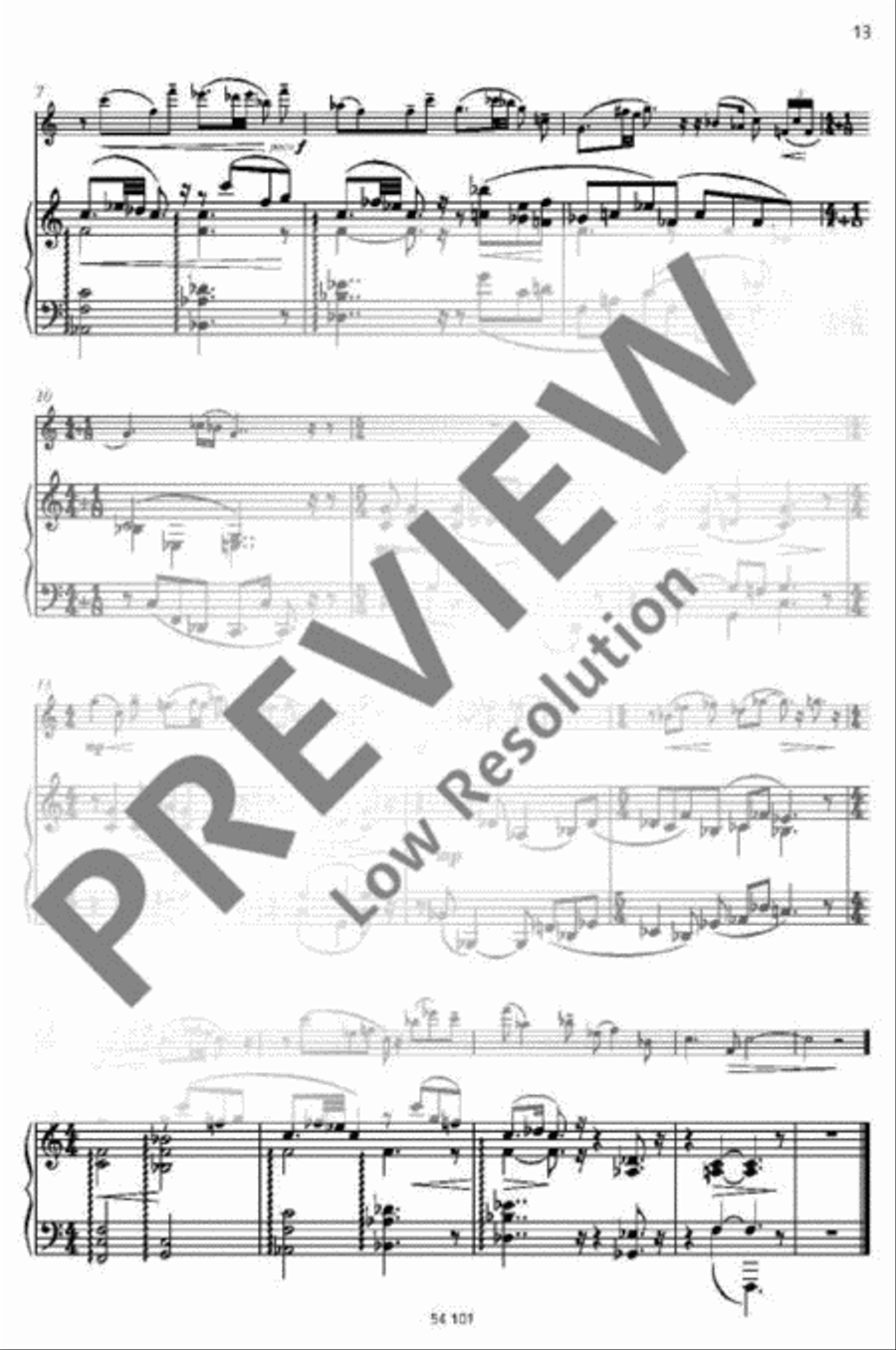 Capriccio notturno Flute scores gallery preview page 10
