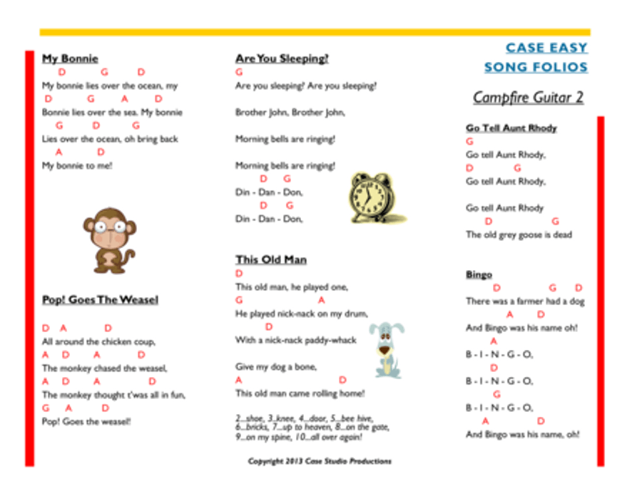 Campfire Guitar 2 Acoustic Guitar scores gallery preview page 1