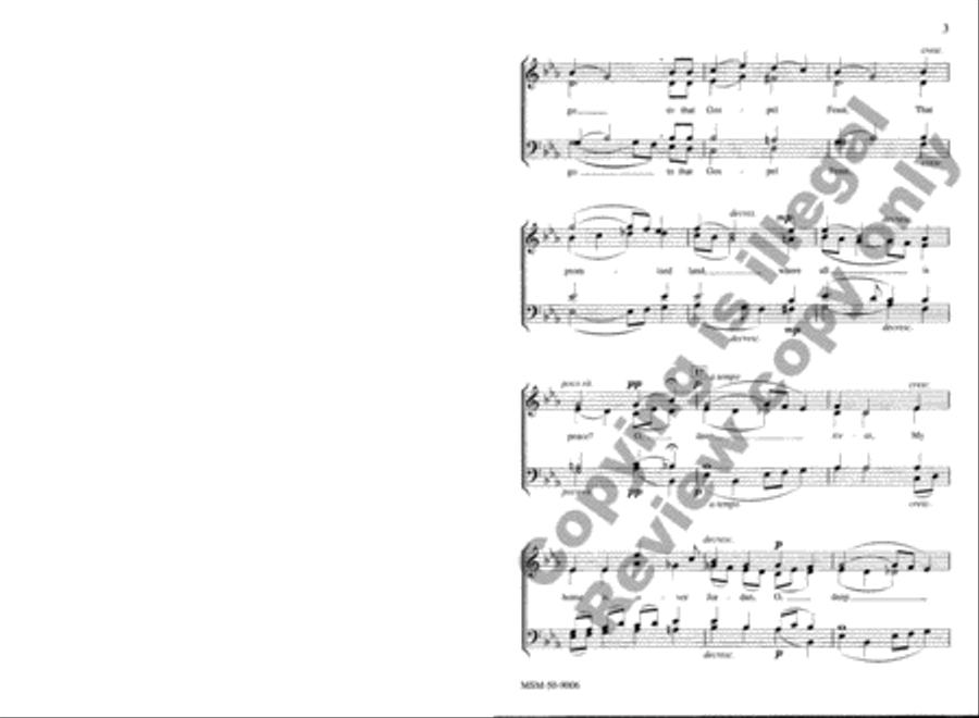 Deep River Deep River 4-Part scores gallery preview page 3