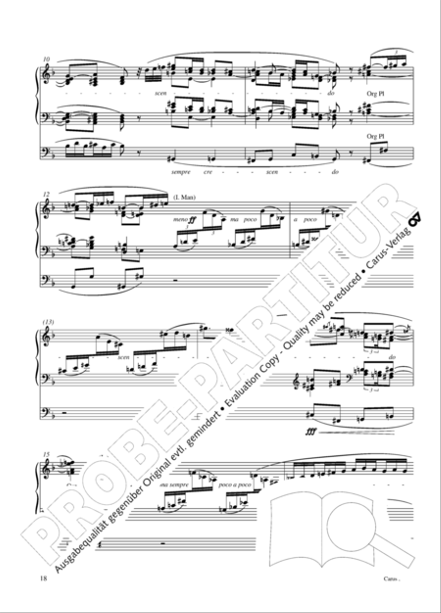 12 Stucke, Op. 59 Heft 1 Organ Solo scores gallery preview page 19